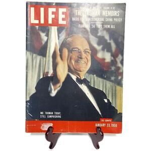 Life Magazine January 23 1956 The Harry Truman Memoirs Volume II
